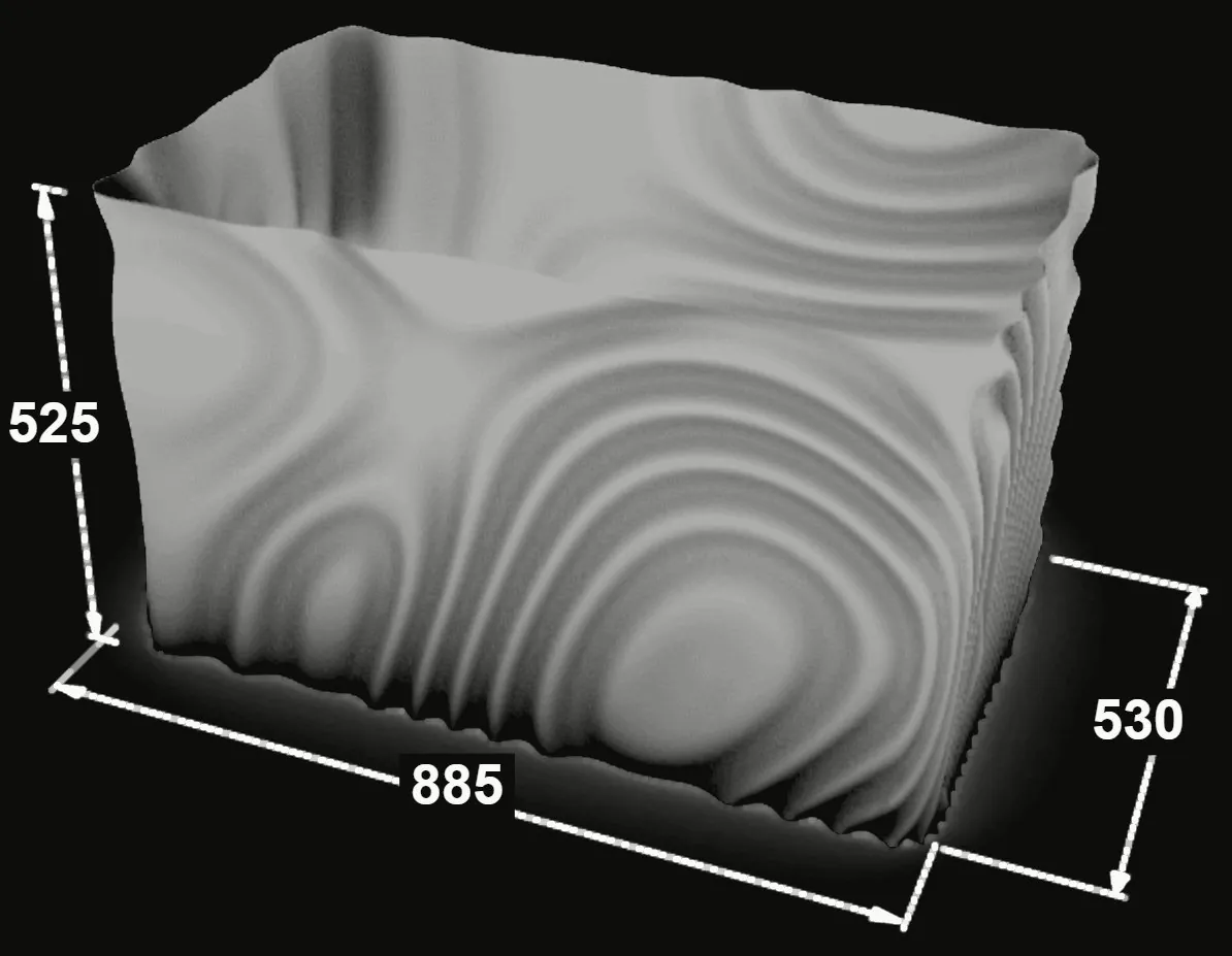 NOISE .01 technical drawing with dimensions in millimetres