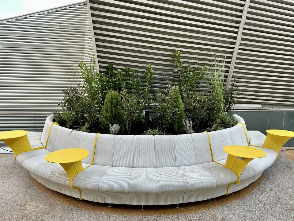 Food court terrace, Mega Mall, Bucharest